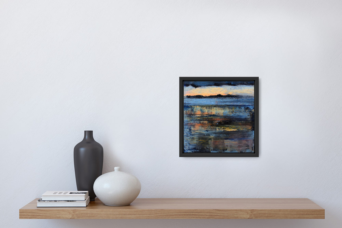 Strangford Lough Blue Hour 2- landscape giclee art print 20cm