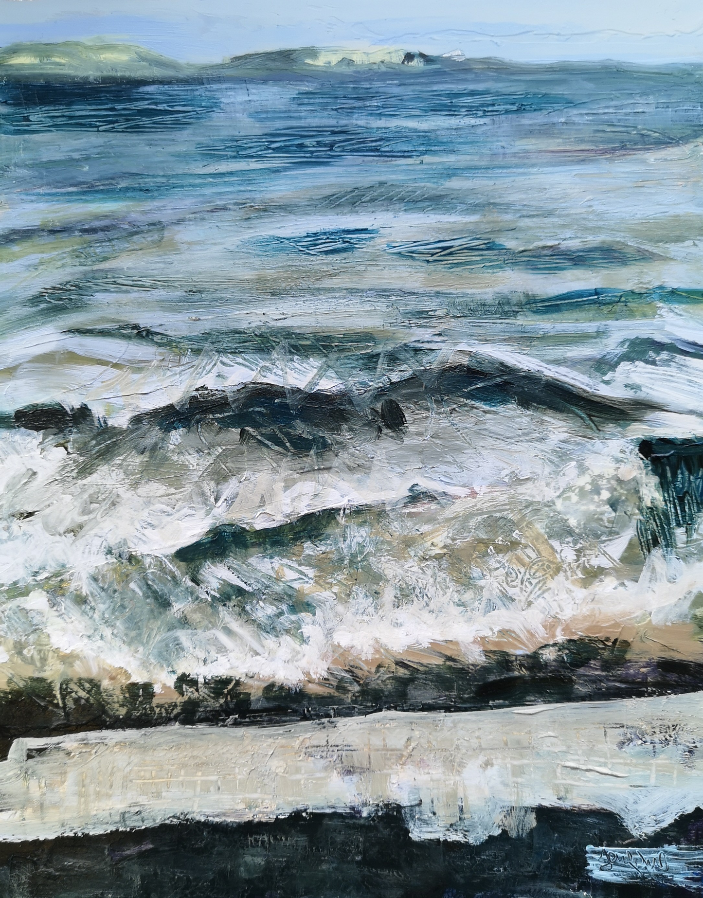 Ballyholme Bluster - Giclee Print 8x10"