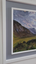 Load and play video in Gallery viewer, Glencoe &quot;Contemplation&quot; - Large original landscape painting - Scottish Art
