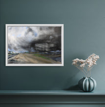 Load image into Gallery viewer, Storms Pass, Ballyholme  - Limited edition landscape giclee art print, Bangor A3
