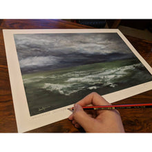 Load image into Gallery viewer, Newcastle Seascape - Giclee Print

